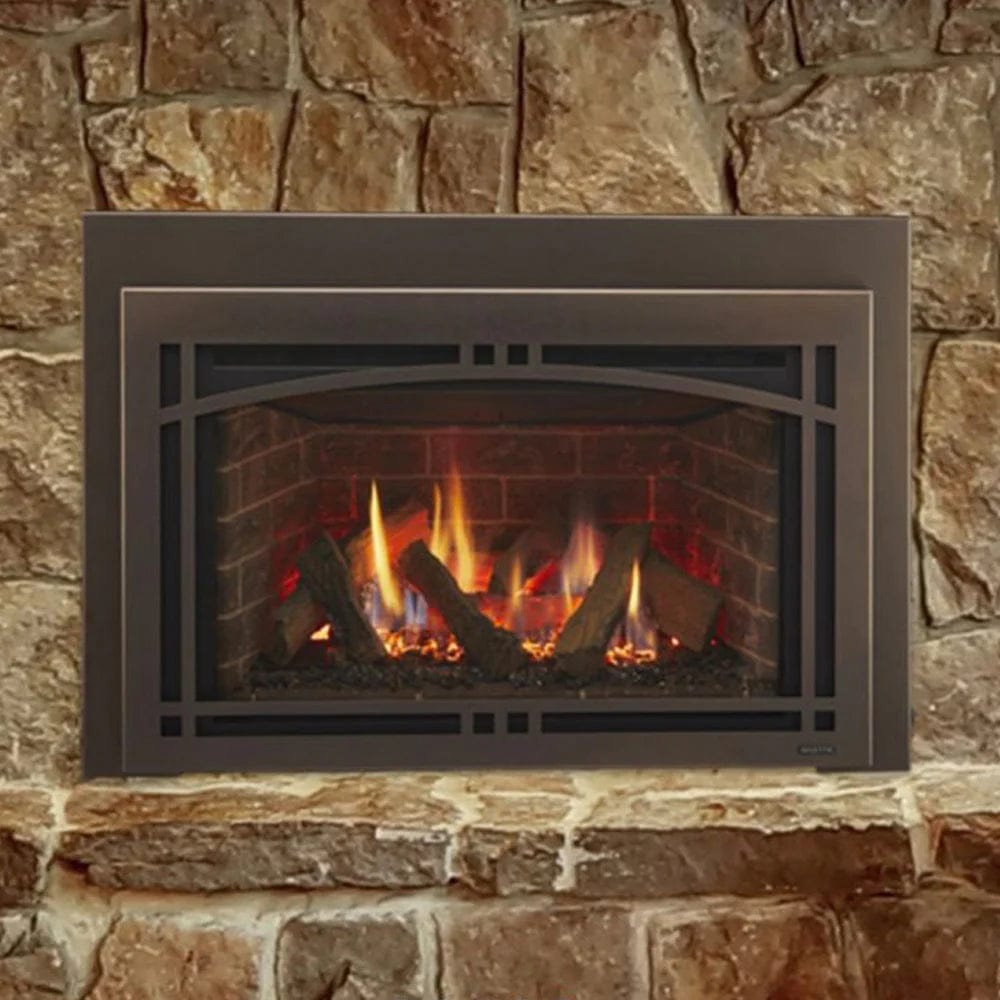 Ruby 25" Direct Vent Gas Insert with Intellifire Touch Ignition System - Outdoor Art Pros