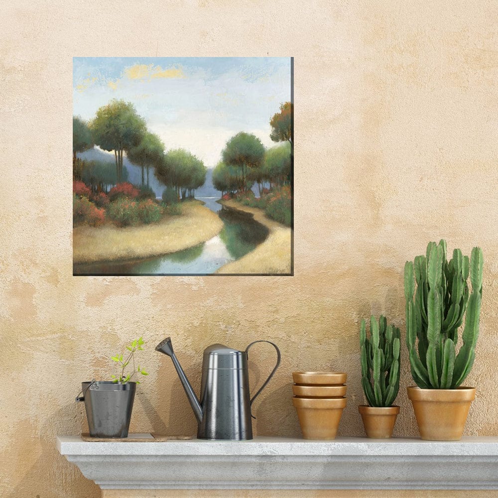 Soothing Steam Outdoor Canvas Art