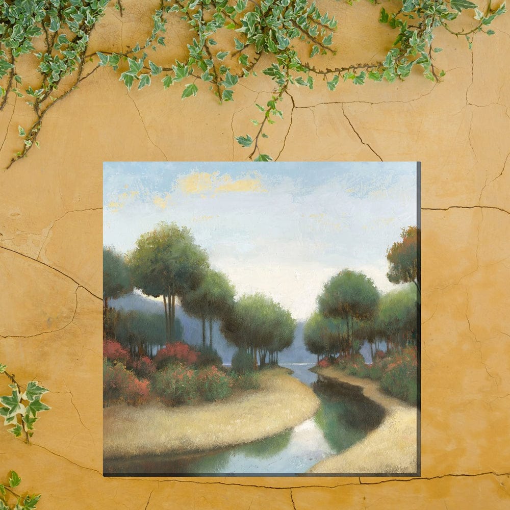 Soothing Steam Outdoor Canvas Art