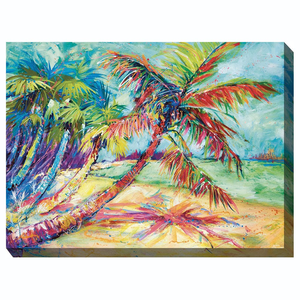 Swanky Palm Outdoor Canvas Art