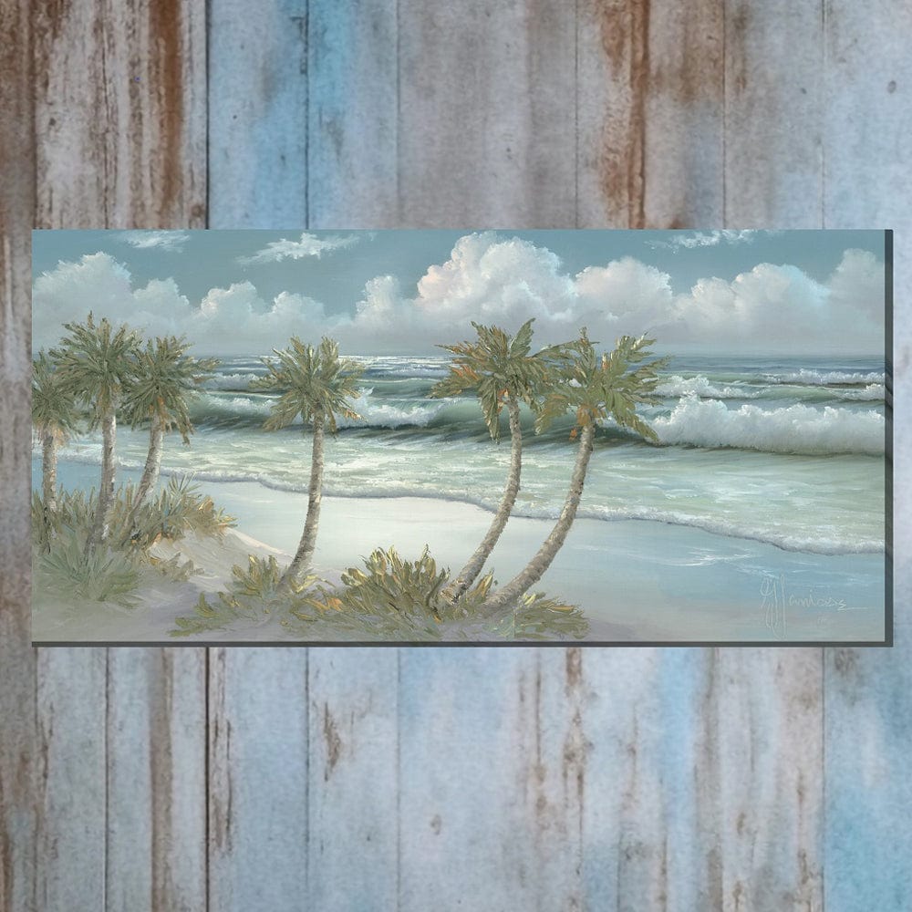 Swaying Palms Canvas Wall Art