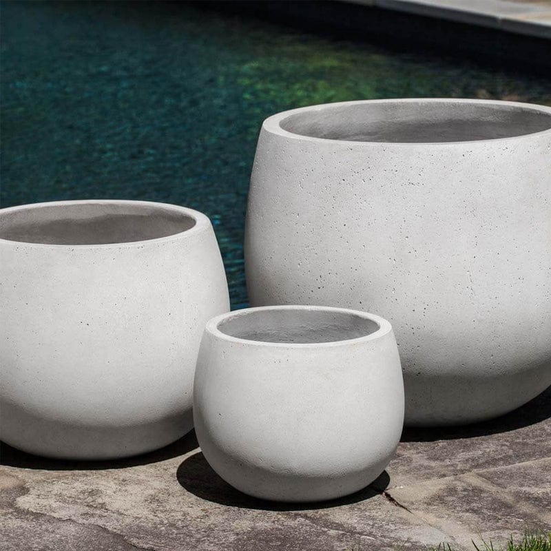 Sandos Planter Nested Set of 3|  Fiber Cement Collection