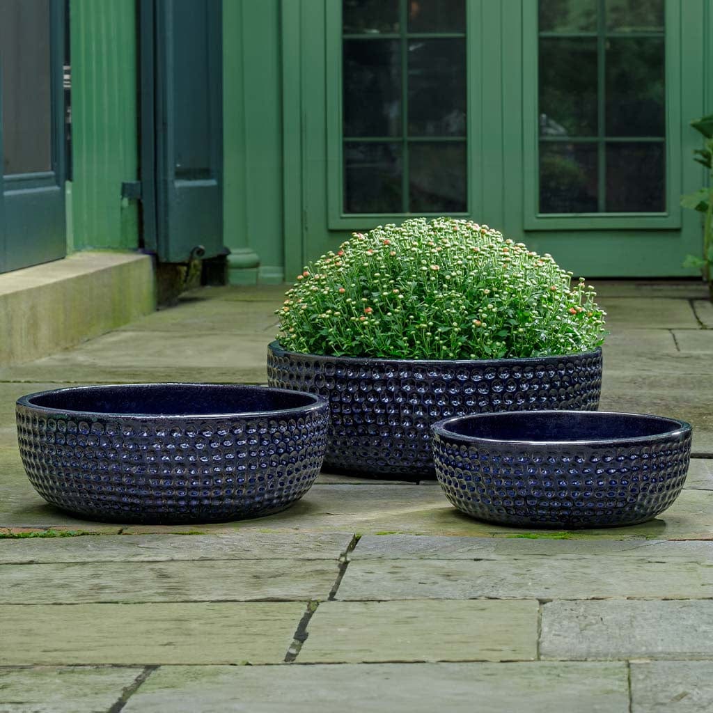 Coin Bowl Planter Nested Set of 3 | Glazed Collection