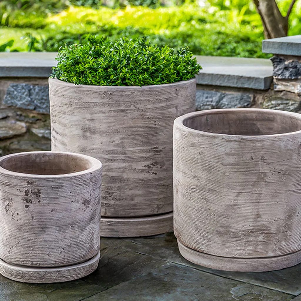 Sgraffito Antico Terra Cotta Planter Set of 3