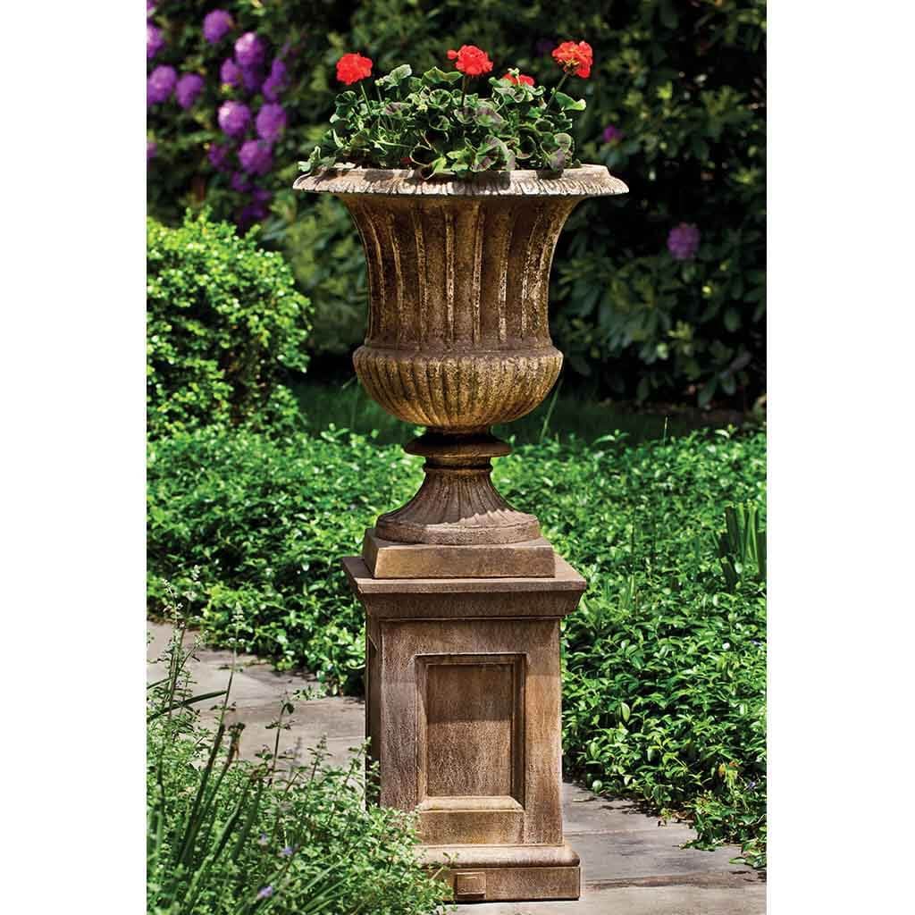 Smithsonian Classical Urn Garden Planter on BarnettnPedestal