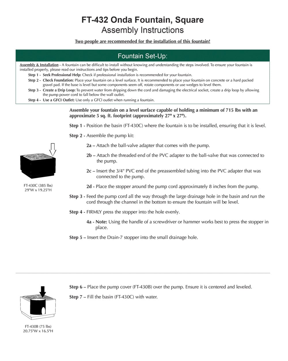Square Onda Fountain