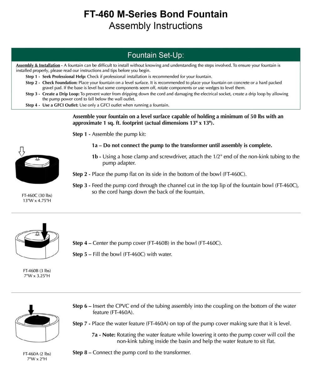 M-Series Bond Fountain