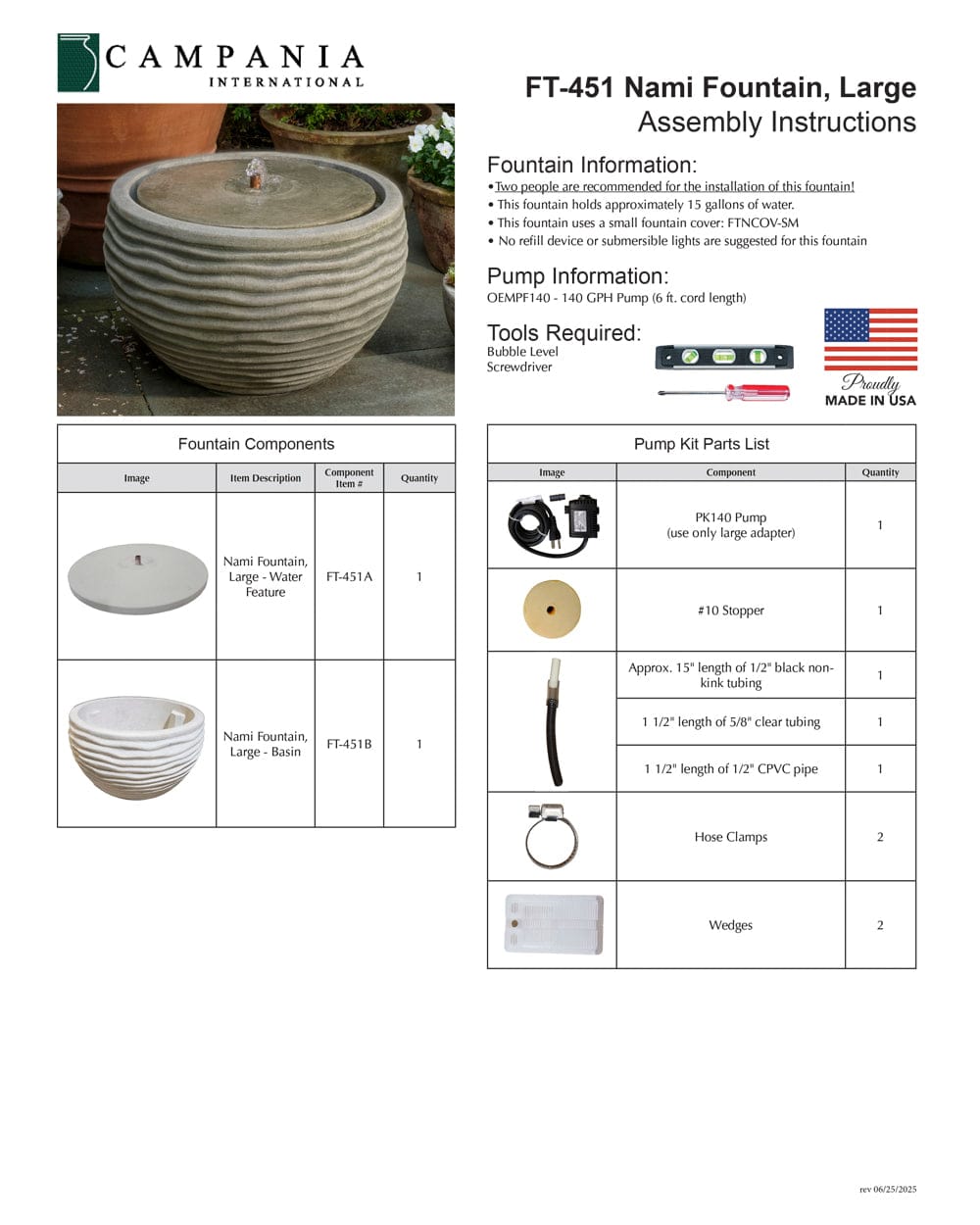 Nami Fountain - Large