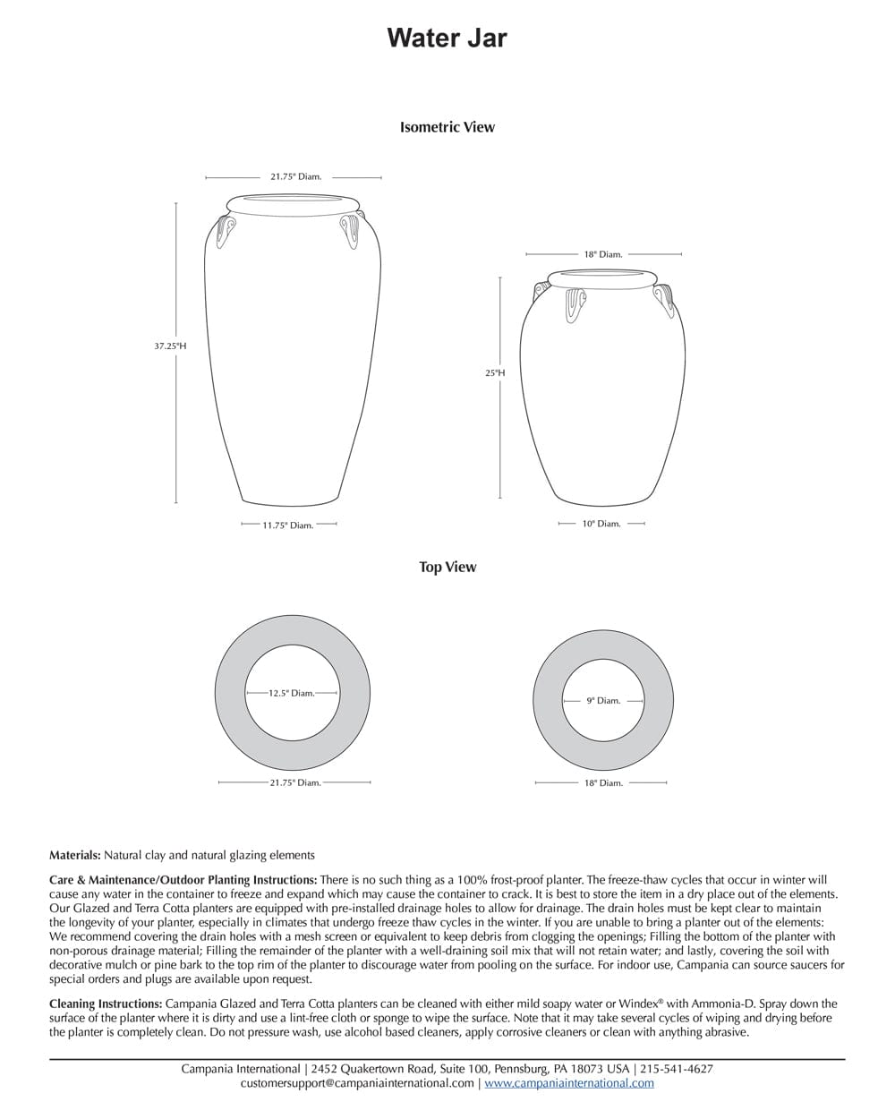Water Jar | Glazed Collection
