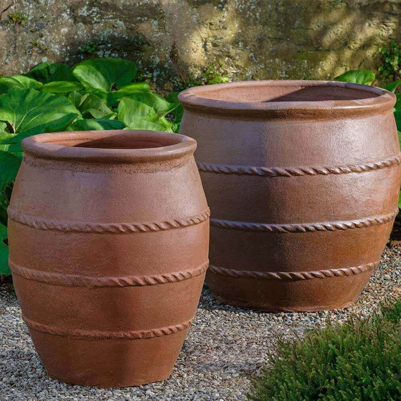 Tai Glazed Terra Cotta Planter - Set of 2