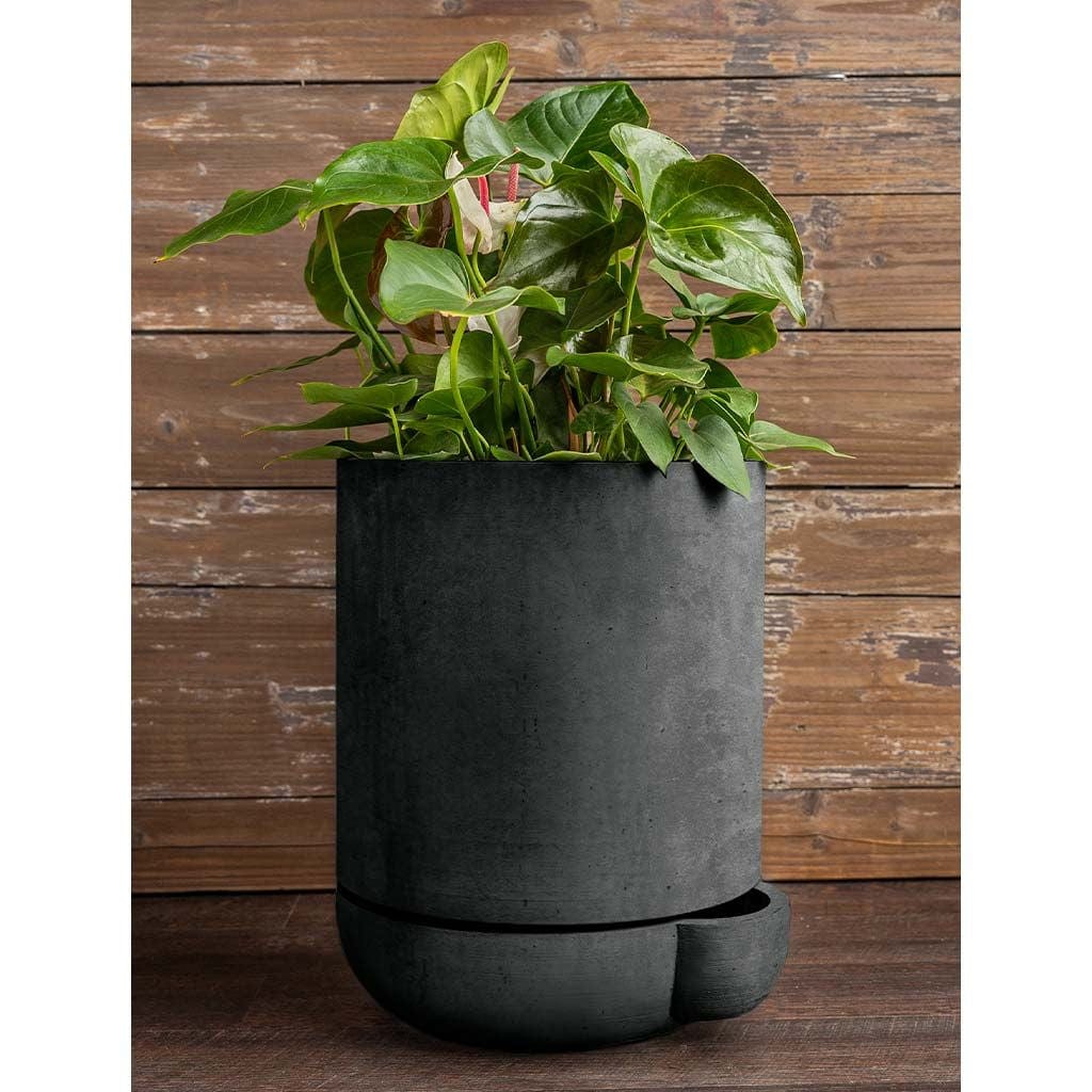 The Simple Pot | 7 Gallon Self Watering Lightweight Cast Stone Concrete Planter