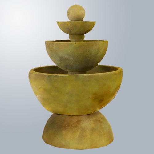 Tondo Three Tier Fountain With Spillways