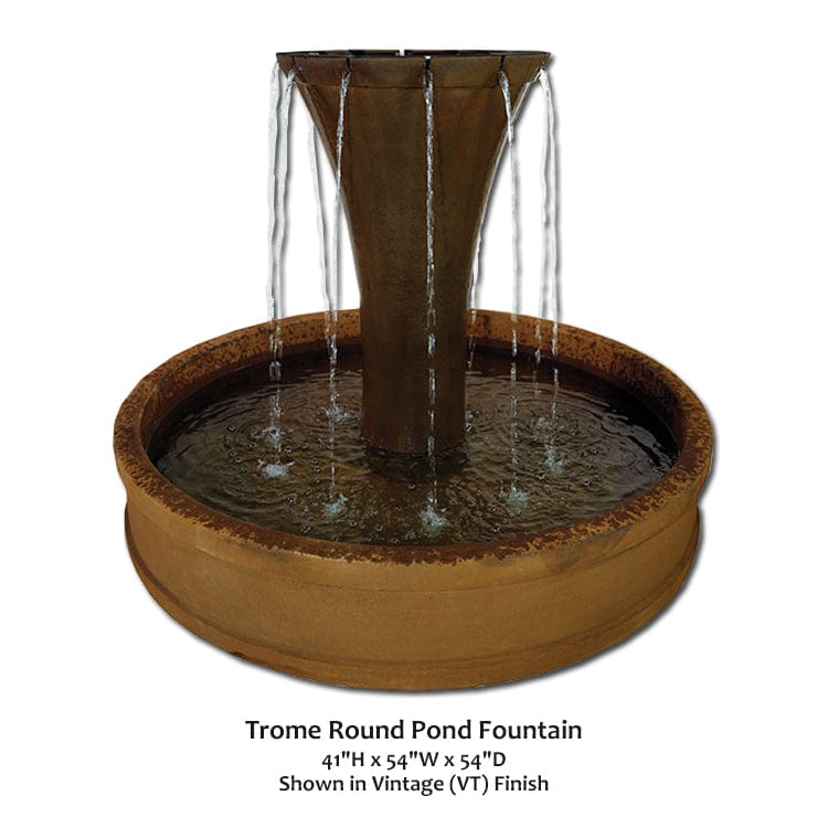 Trome Round Pond Fountain