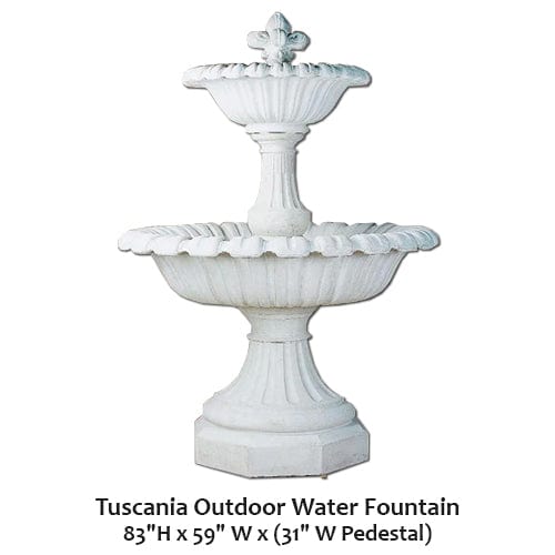 Tuscania Outdoor Water Fountain