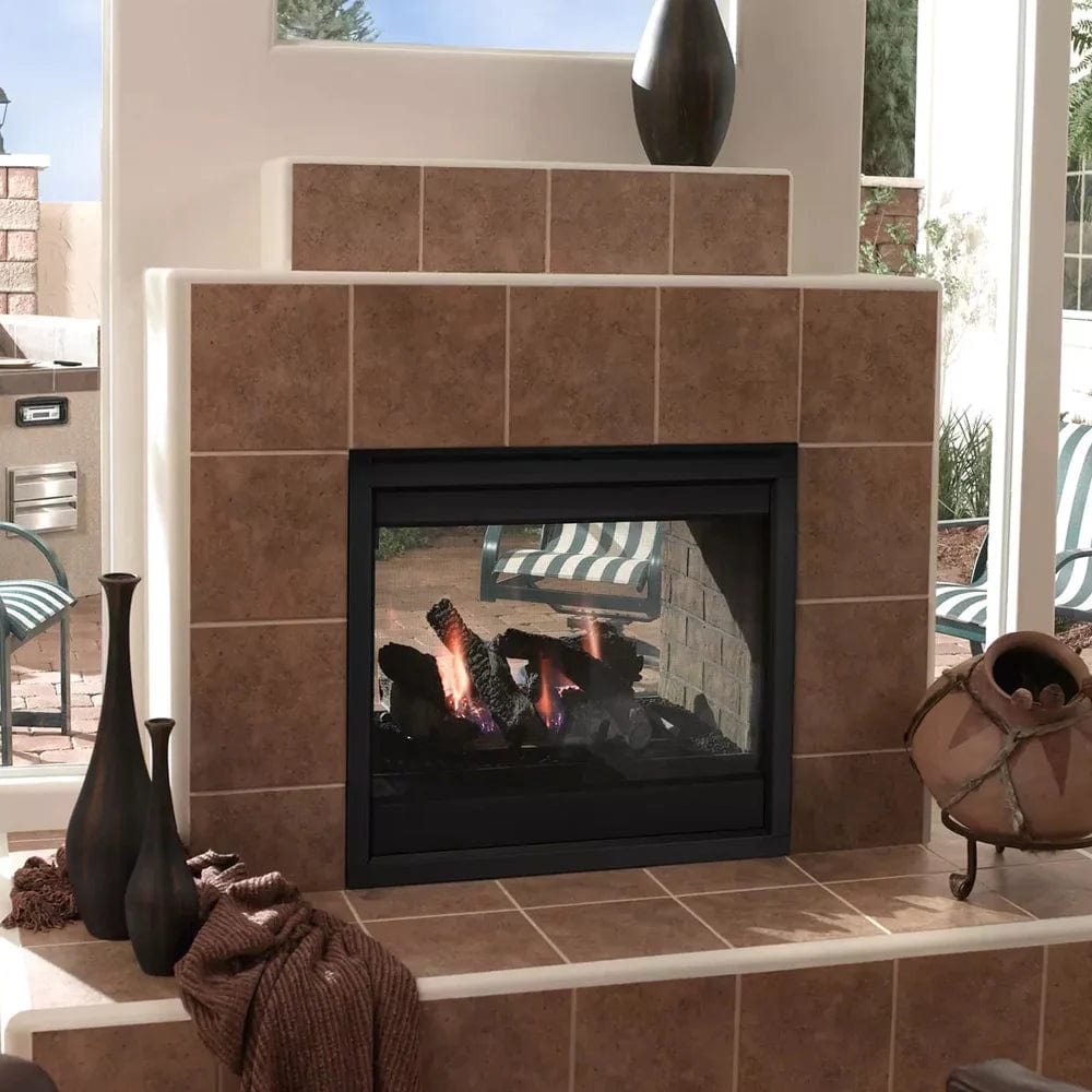 Twilight 36" Indoor/Outdoor See-Through Gas Fireplace with IntelliFire (NG) - Outdoor Art Pros