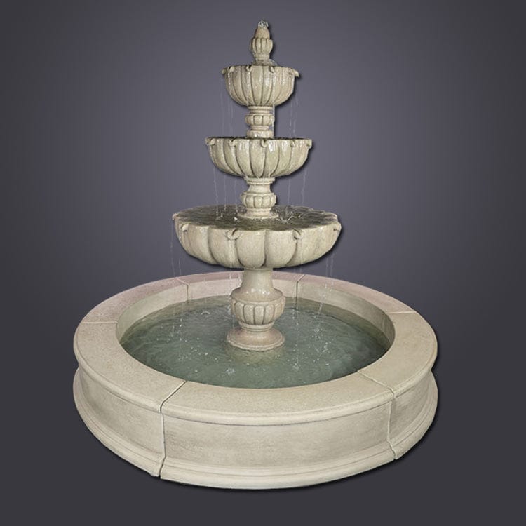 Urbino Grande Three Tier Easy Pond Fountain