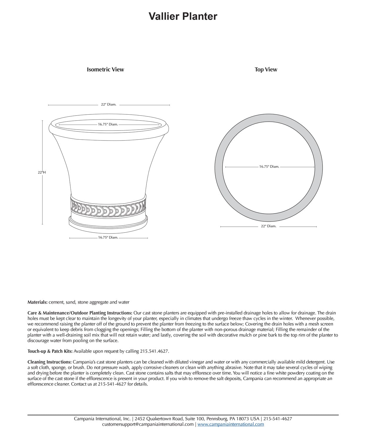 Vallier Garden Planter