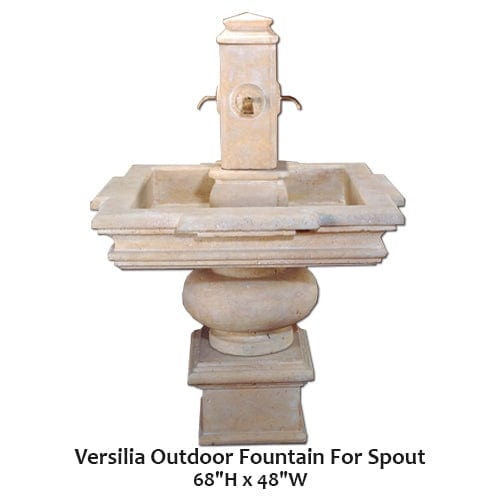 Versilia Outdoor Fountain For Spout