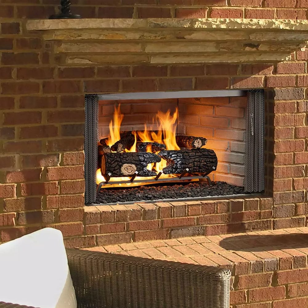 Majestic 42" Outdoor Villa Wood Firebox - Outdoor Art Pros
