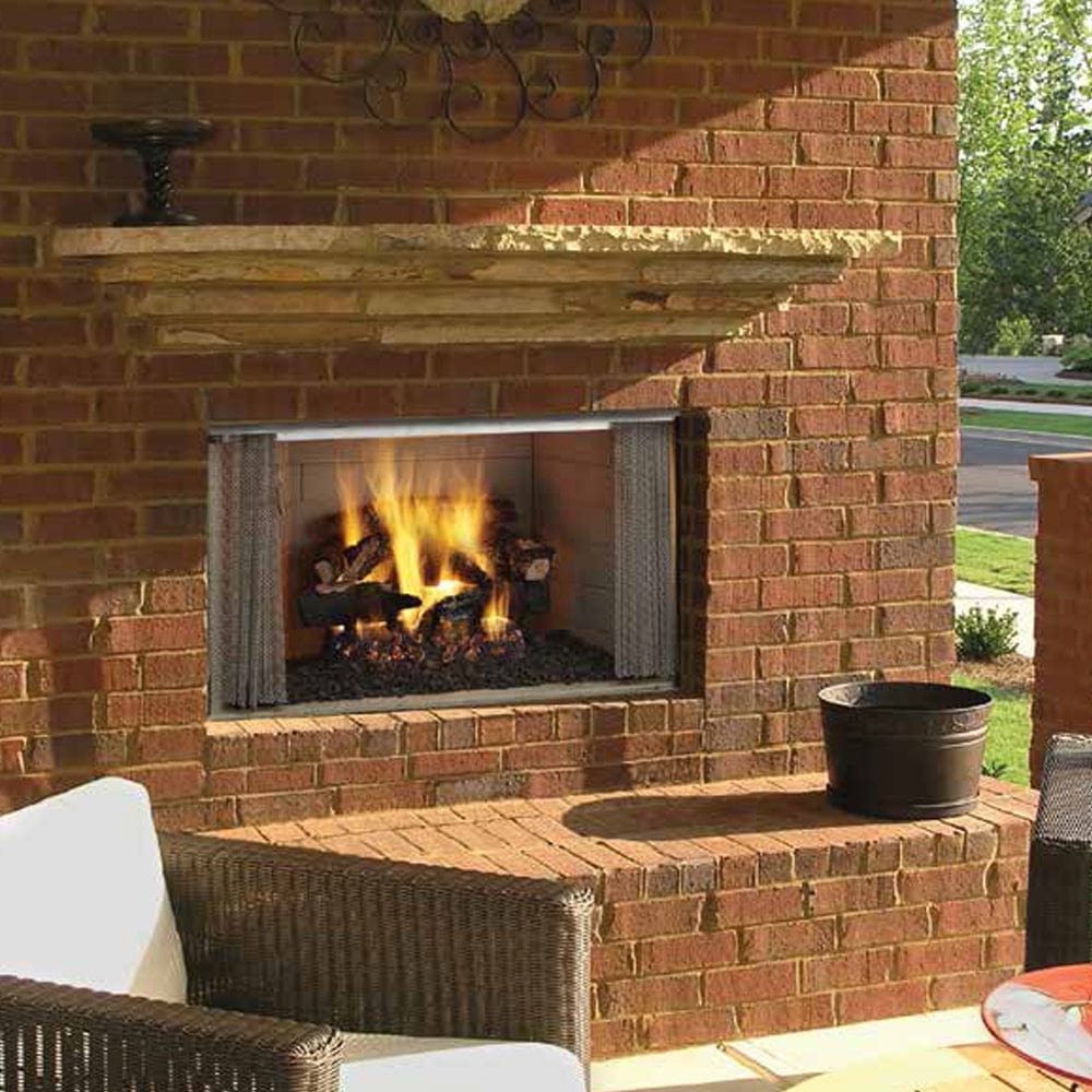 Majestic 36" Outdoor Villa Wood Firebox - Outdoor Art Pros
