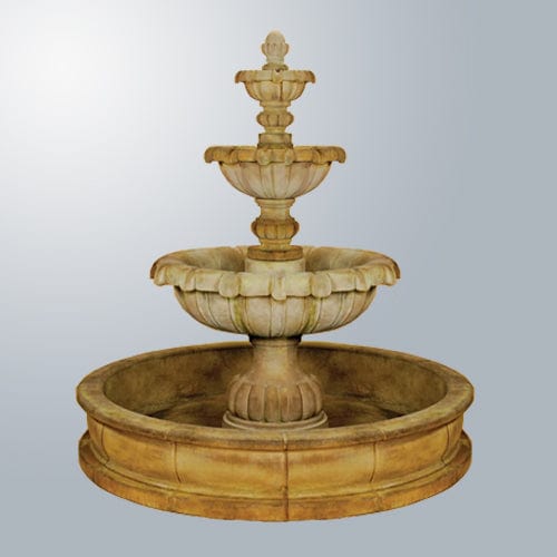 Vistamar Three Tier Pond Fountain