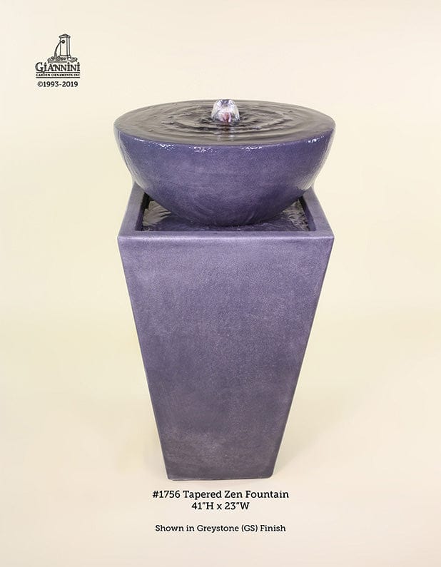 Tapered Zen Fountain - Outdoor Art Pros