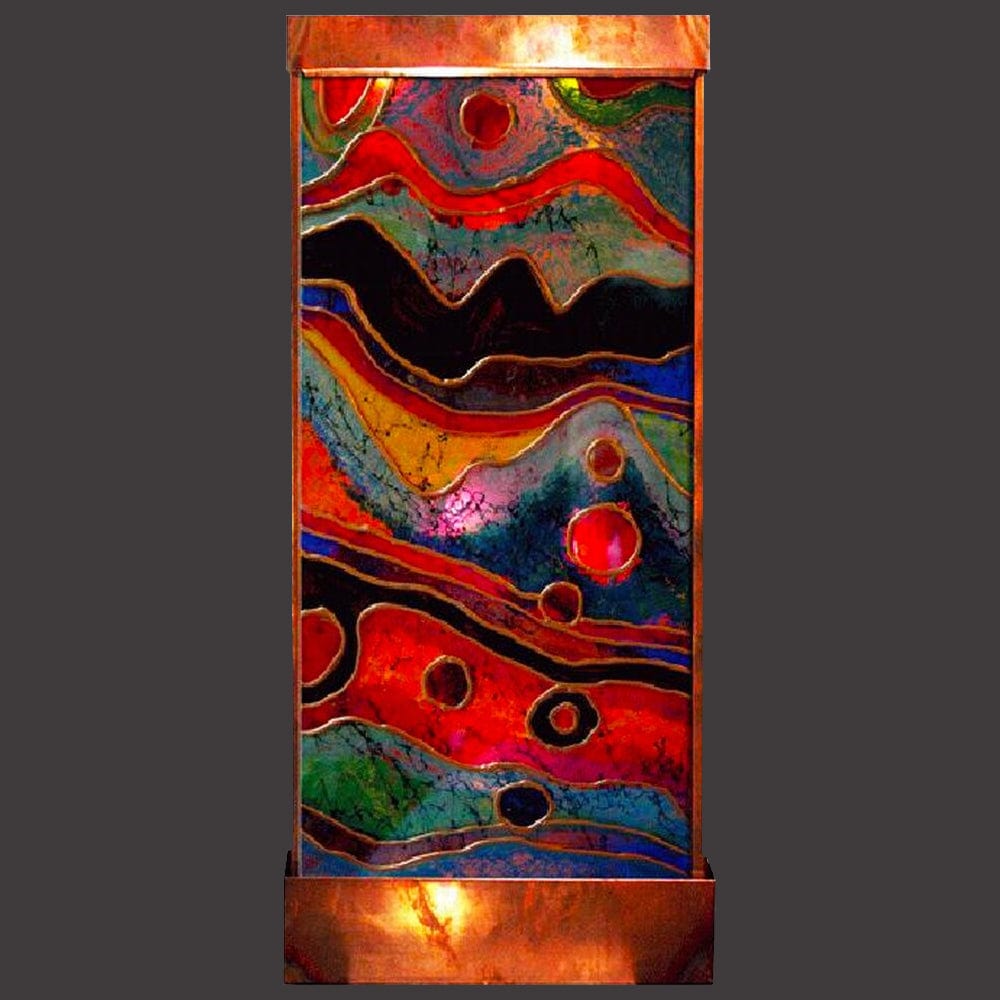 Stained Galaxy I Wall Fountain - Outdoor Art Pros