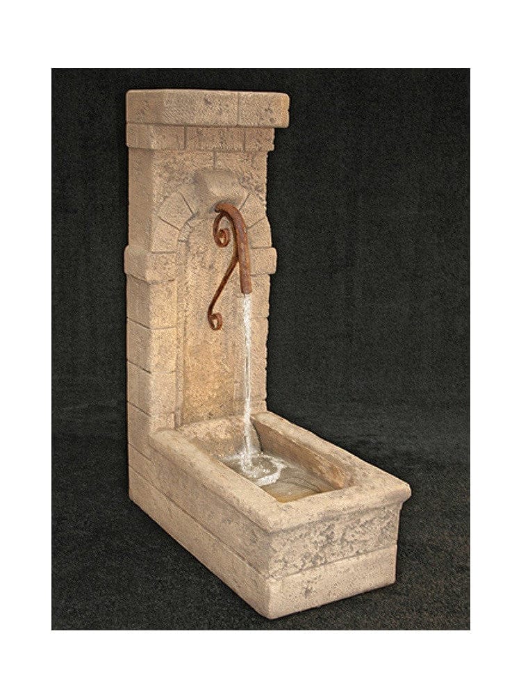 Lucca Water Well Cast Stone Garden Fountain - Outdoor Art Pros