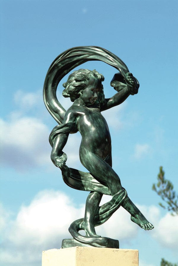 Brass Baron Dancing in the Wind Garden Statue - Brass Baron - Outdoor Art Pros