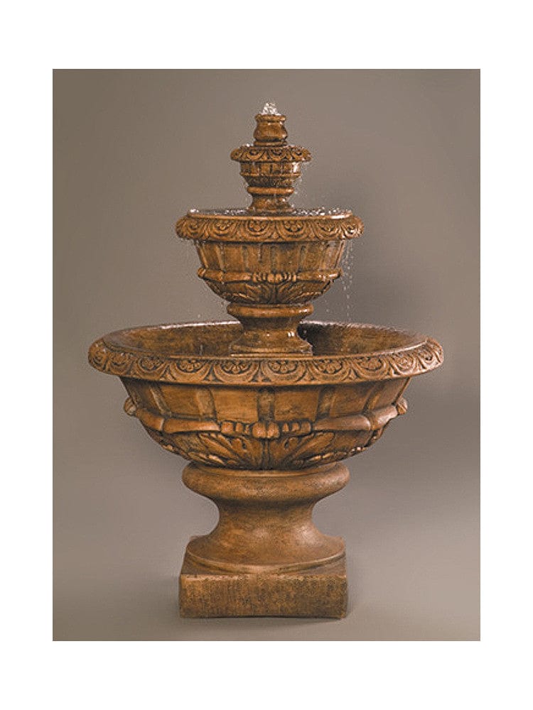 Roma Cast Stone Outdoor Fountain - Outdoor Art Pros