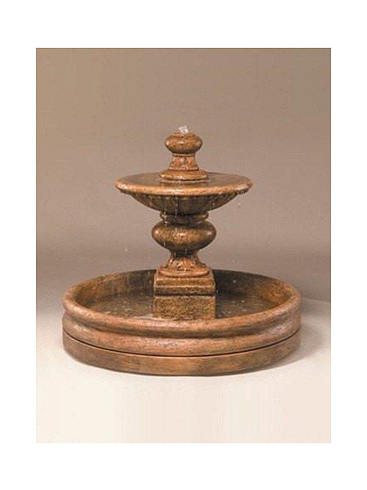 Formal Outdoor Water Fountain With 46 Inch Basin - Outdoor Art Pros