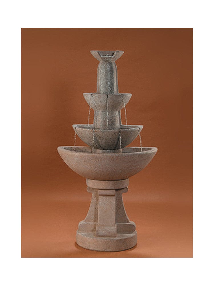 Rio Cast Stone Wall Outdoor Fountain - Outdoor Art Pros