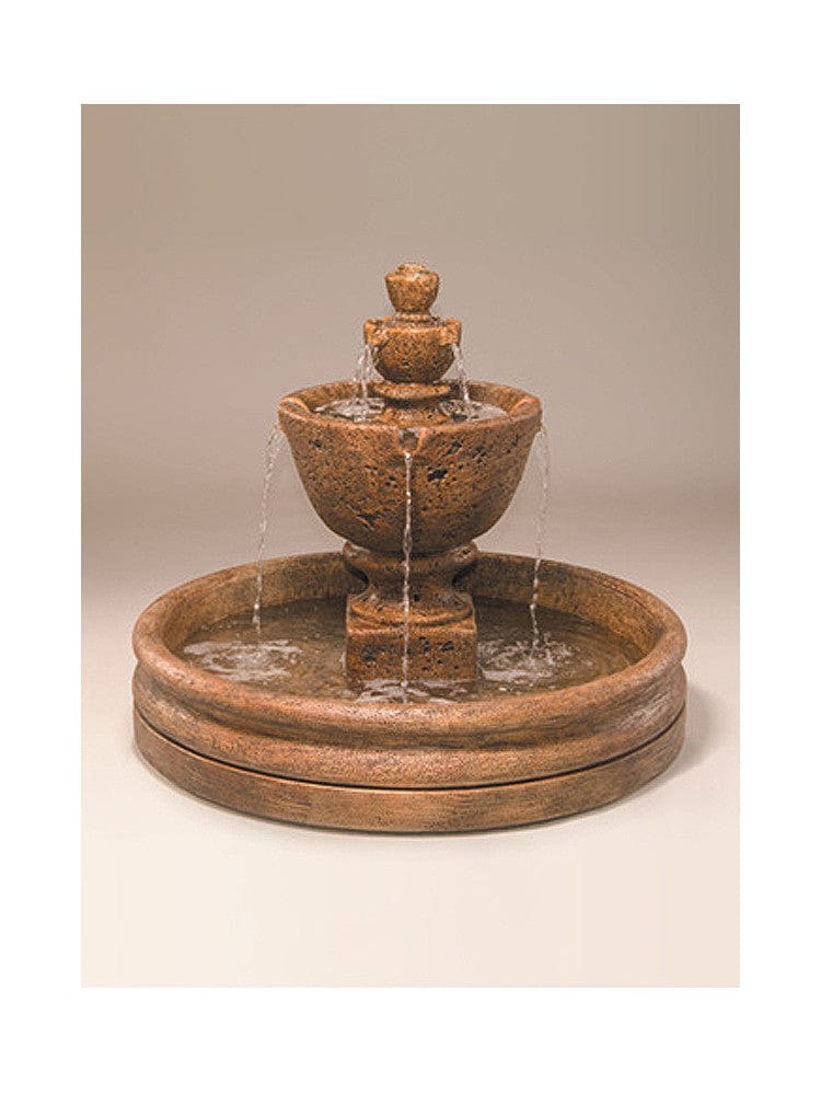 Tuscany Tiered Outdoor Fountain With 46 Inch Basin - Outdoor Art Pros