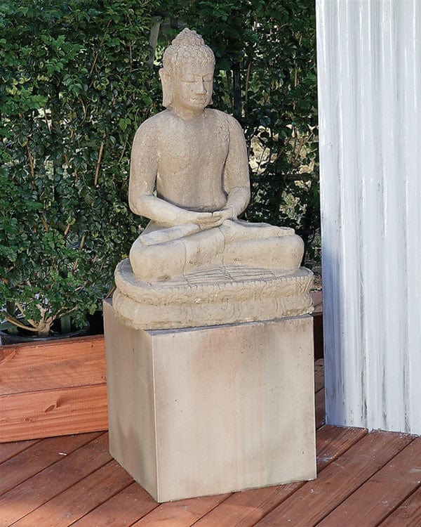 Sitting Buddha Garden Statue - Outdoor Art Pros