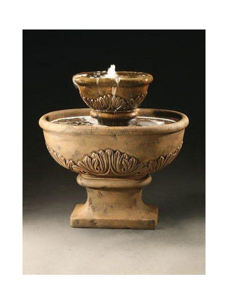 Mandalay Cast Stone Garden Fountain - Outdoor Art Pros