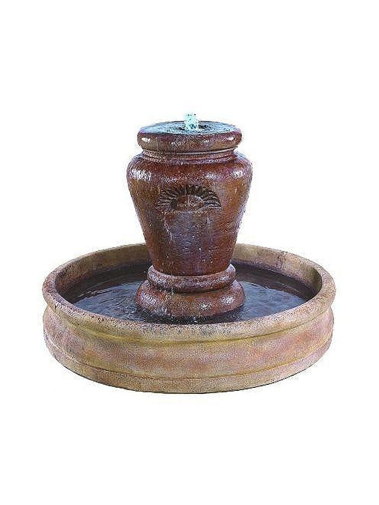 Jardine Pot Outdoor Water Fountain With 55 Inch Basin - Outdoor Art Pros