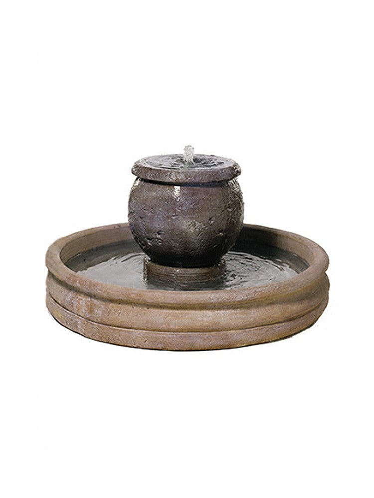 Mall Planter Cast Stone Garden Fountain - Small - Outdoor Art Pros