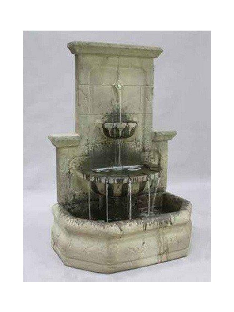 Augustine Outdoor Wall Water Fountain -  Outdoor Art Pros