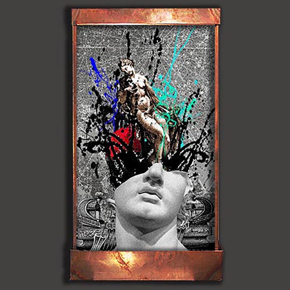 The Birth of Athena Wall Fountain - Outdoor Art Pros