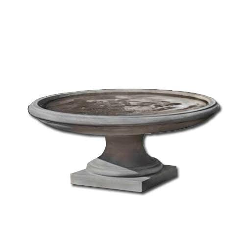 Montebello Cast Stone Birdbath - Outdoor Art Pros