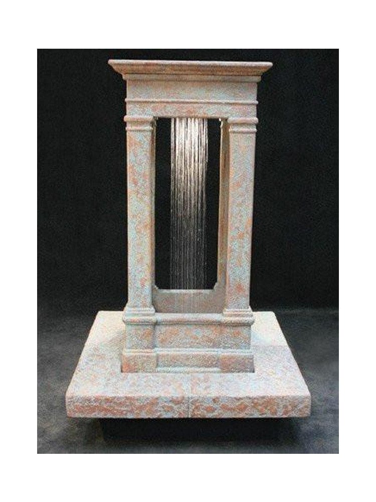 Old World Center Rain Outdoor Water Fountain - Short - Outdoor Art Pros