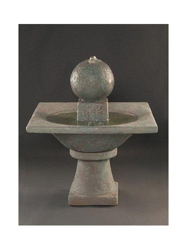 Garden Sphere Cast Stone Fountain - Outdoor Art Pros