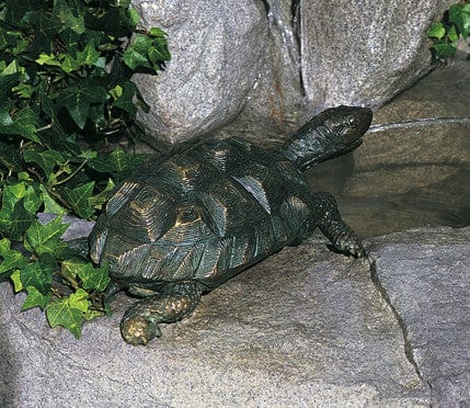 Brass Baron Medium Turtle Fountain - Brass Baron - Outdoor Art Pros