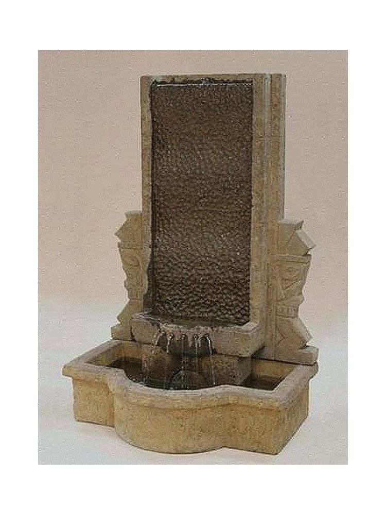 Oceania Cast Stone Wall Outdoor Fountain - Outdoor Art Pros
