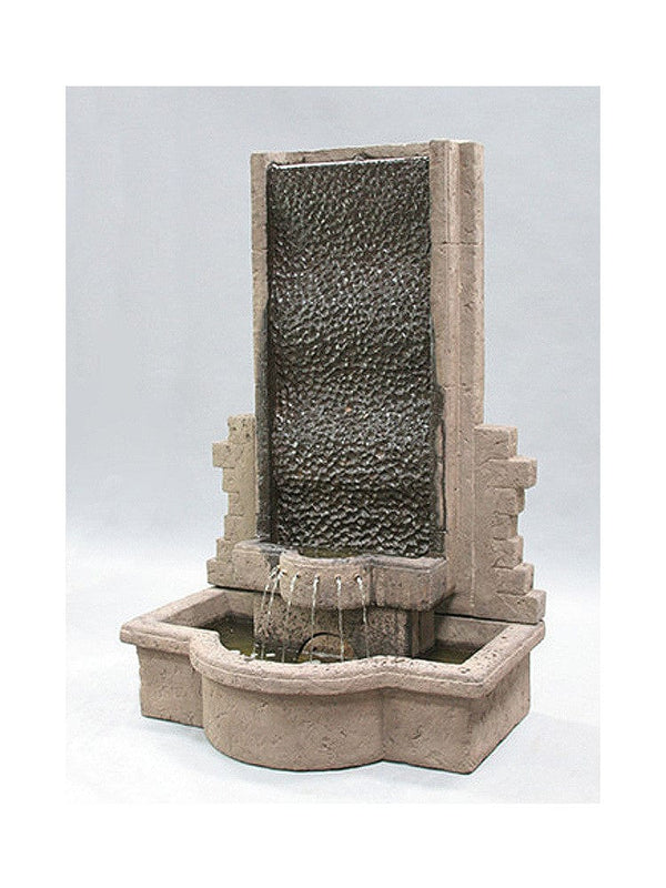 Tranquility Wall Outdoor Fountain - Outdoor Art Pros
