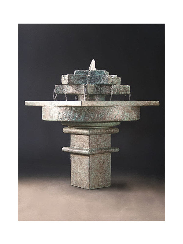 Tranquil Star Cast Stone Garden Fountain - Outdoor Art Pros