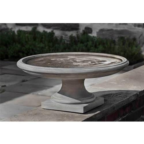 Montebello Cast Stone Birdbath - Outdoor Art Pros