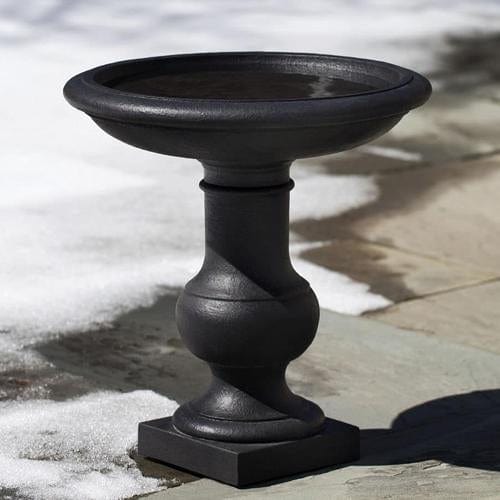 Balustrade Cast Stone Birdbath - Outdoor Art Pros