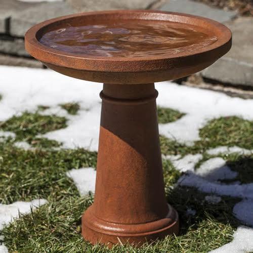 Sunbury Cast Stone Birdbath - Outdoor Art Pros