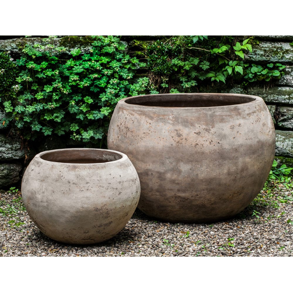 Paseo Bowl - Set of 2 in Antico Terra Cotta - Outdoor Art Pros
